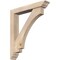 Ekena Millwork Imperial Traditional Smooth Bracket w/ Offset Brace, Douglas Fir, 5 1/2"W x 32"D x 36"H BKT0604X32X36IMP01SDF - alternate 1